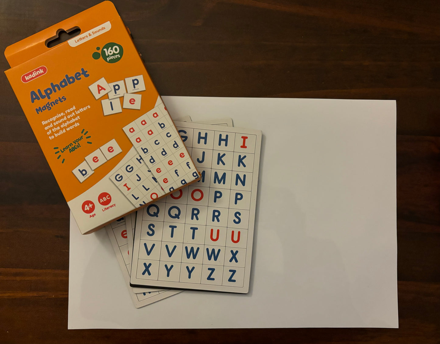 Magnetic A4 sheet + Alphabet Magnet Pack