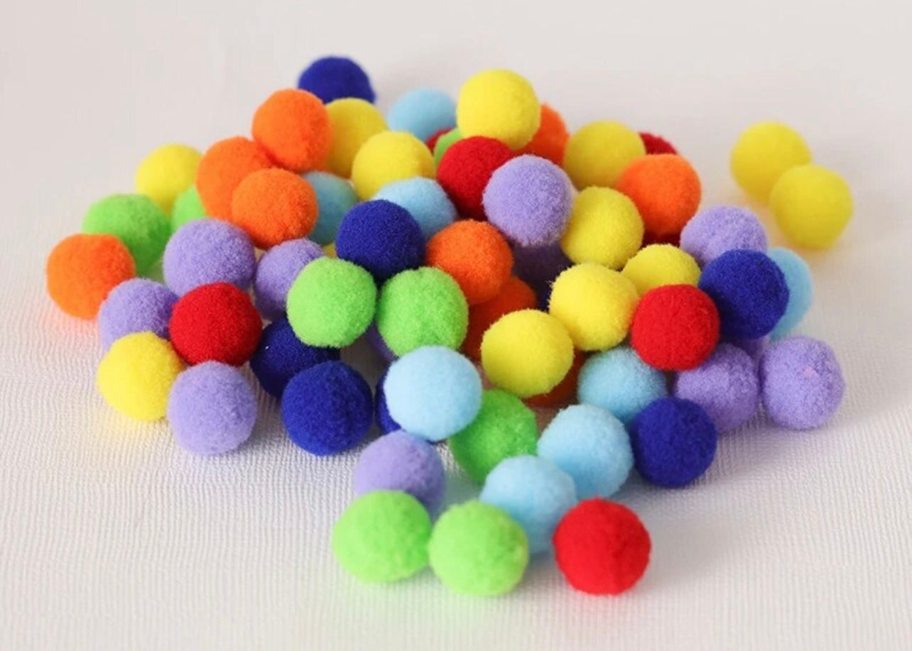 Felt Ball Colour Sorting Activity