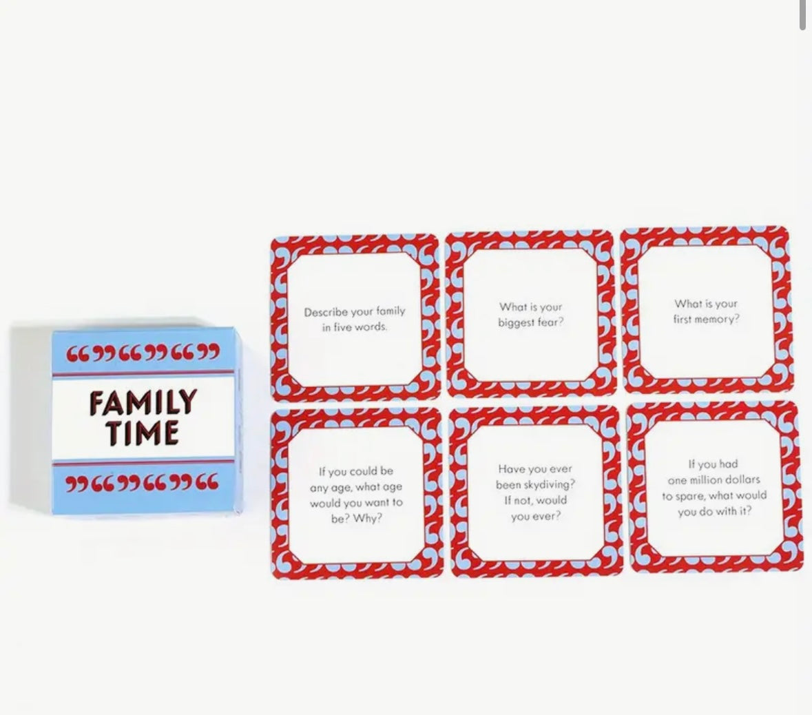 Family Time Interactive Question Activity