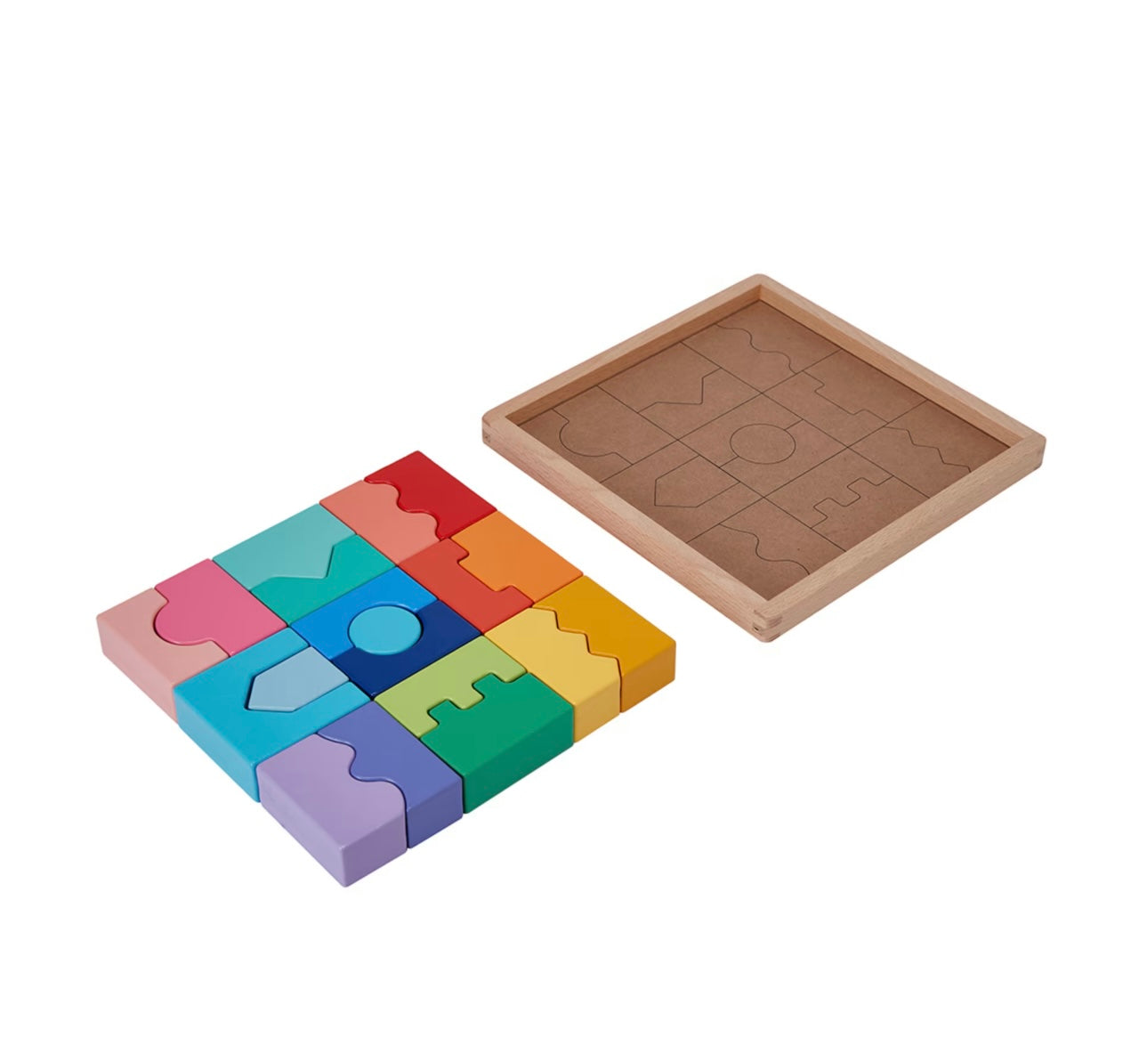 Wooden Interlocking Blocks