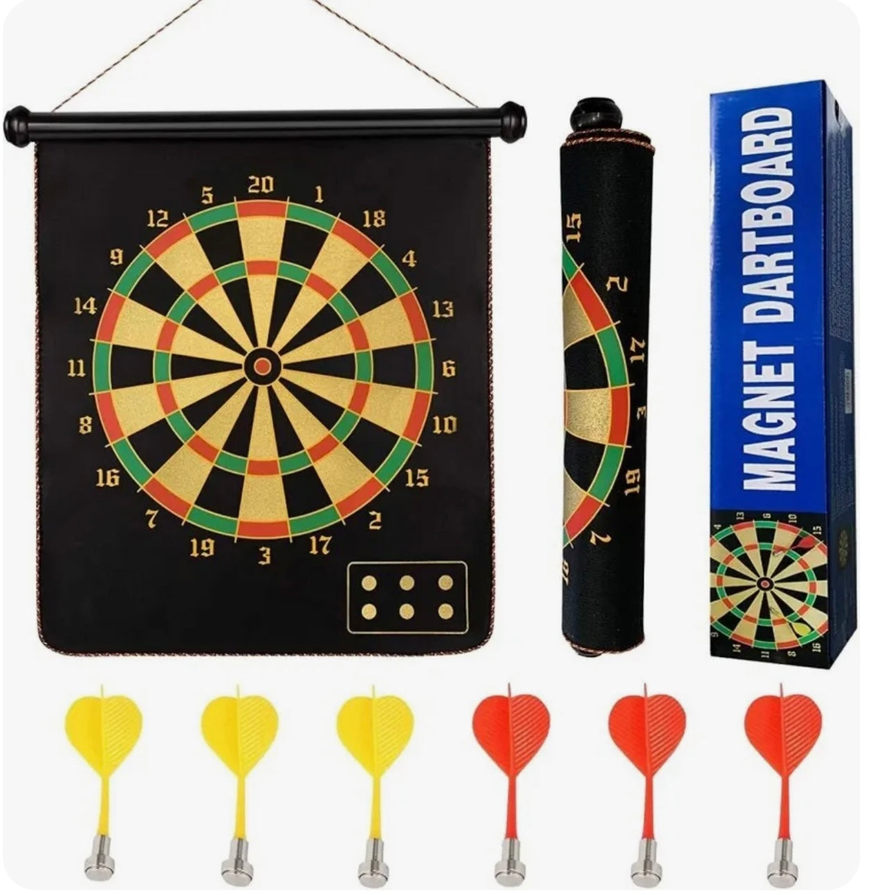 Magentic Dart Board and Bulls Eye