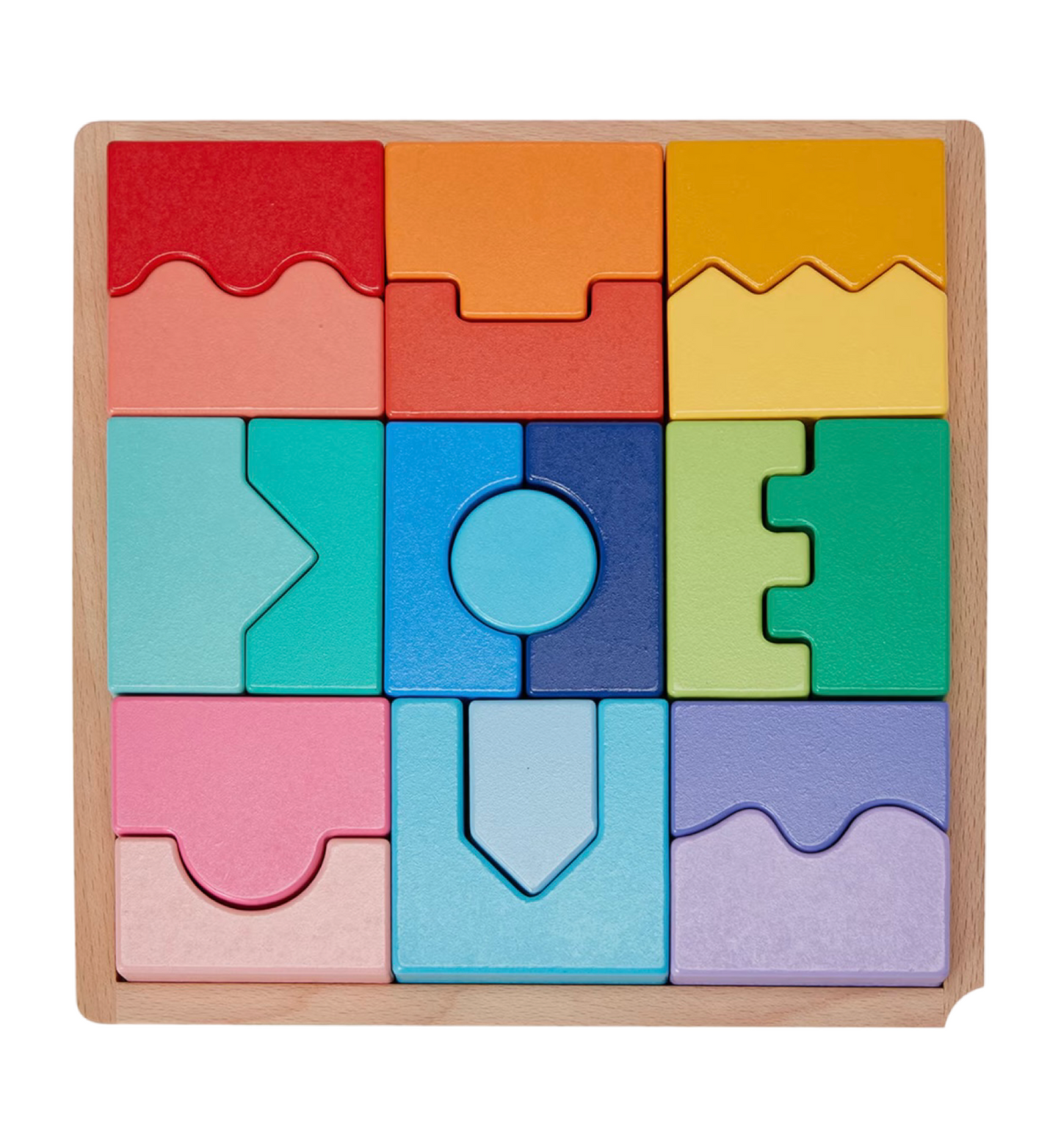 Wooden Interlocking Blocks