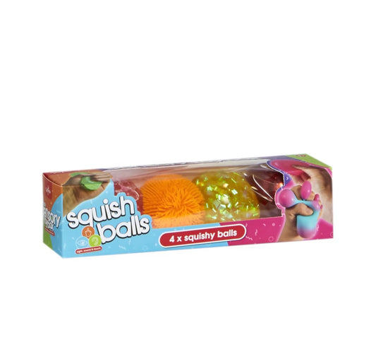 Squish Balls - 4 pack