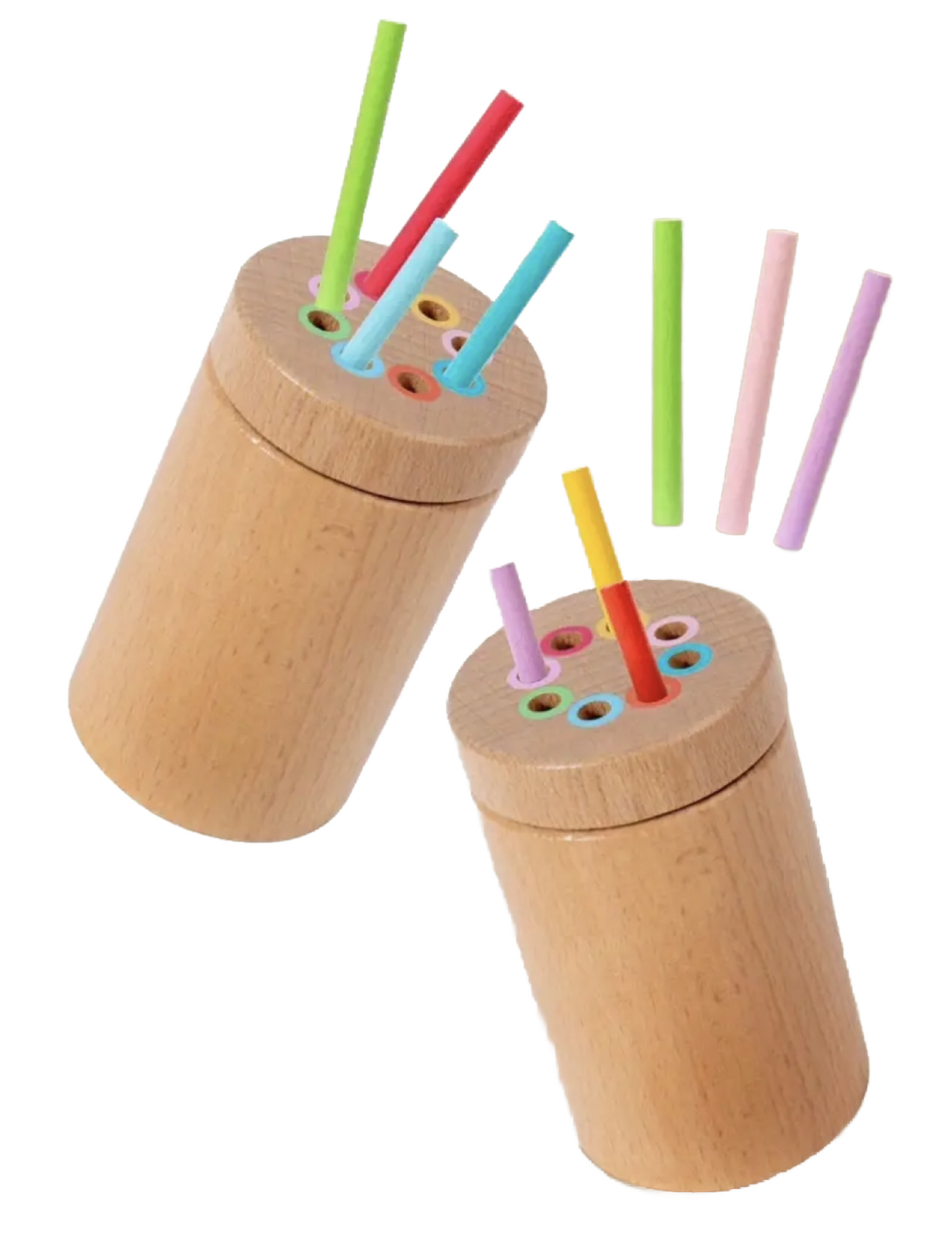 Colour Matching Sticks and Cylinder