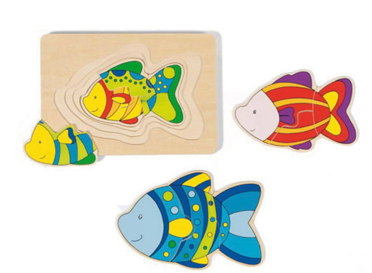 Fish 4-Layer Puzzle