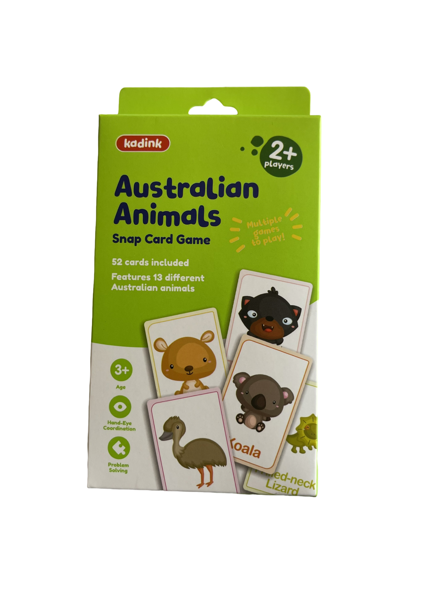 Australian Animals Snap and Match Card Game